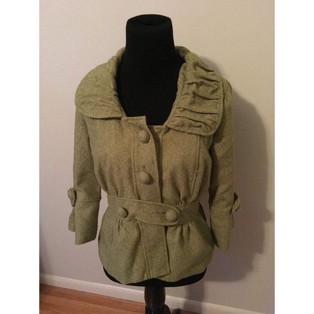 Tabitha Green Button-Up Jacket With Round Collar,… - image 1